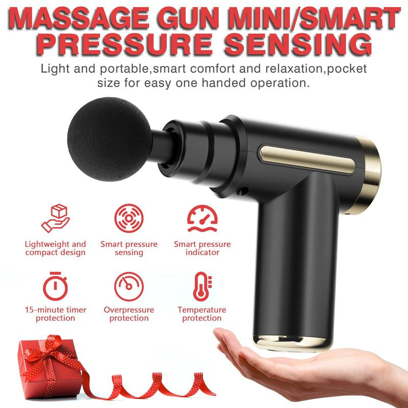Portable Mini Massage Gun for Instant Muscle Relief.Deeptissue 3D Kneading Massager for Shoulders, Legs and Bodymuscles.Mother'S Day Gift